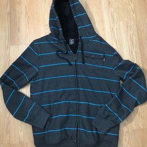 Zoo York men’s zip up hoodie pockets size M